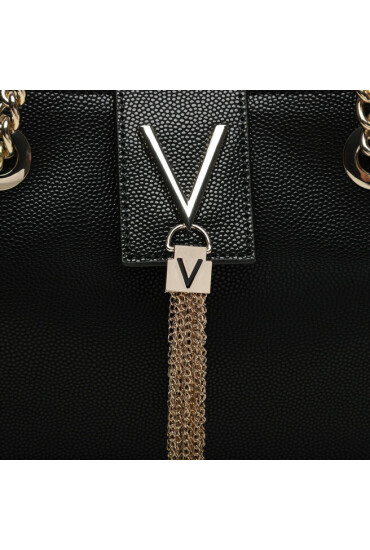 Valentino Дамска чанта Divina VBS1R406G Nero/Gold - Mera.bg
