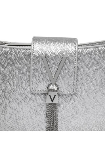 Valentino Дамска чанта Divina VBS1R410G Сребрист - Mera.bg