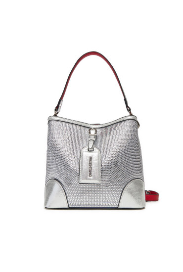 Valentino Дамска чанта Label VBS8GW34 Сребрист - Mera.bg