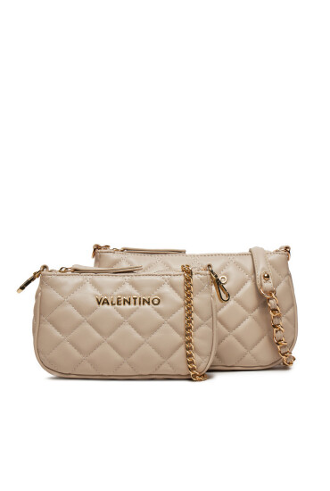 Valentino Дамска чанта Ocarina VBS3KK24R Екрю - Mera.bg