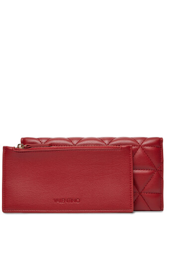 Valentino Голям дамски портфейл Carnaby VPS7LO216 Червен - Mera.bg