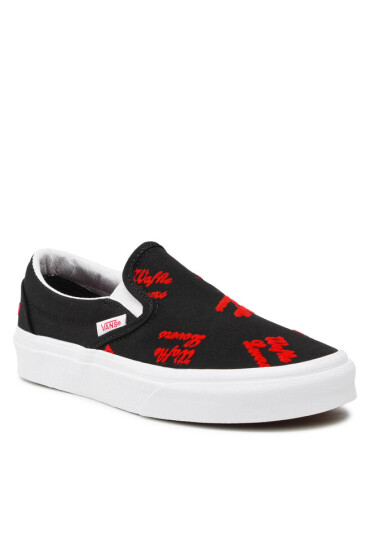 Vans Гуменки Classic Slip-On VN000XG8B0M1 (Waffle Lovers) Black/Tru - Mera.bg