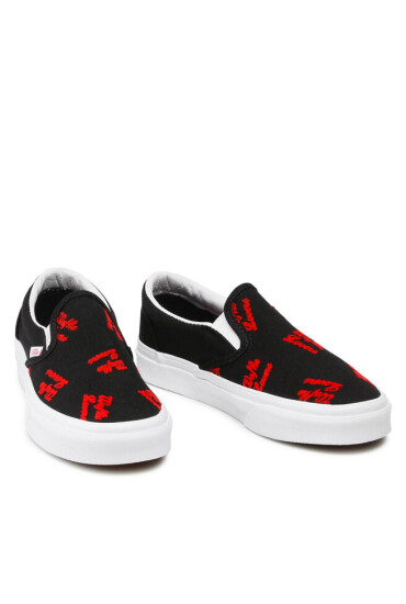Vans Гуменки Classic Slip-On VN000XG8B0M1 (Waffle Lovers) Black/Tru - Mera.bg