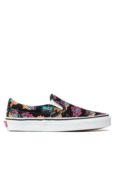 Vans Гуменки Classic Slip-On VN000XG8B0K1 ( Market) Black/Neon - Mera.bg