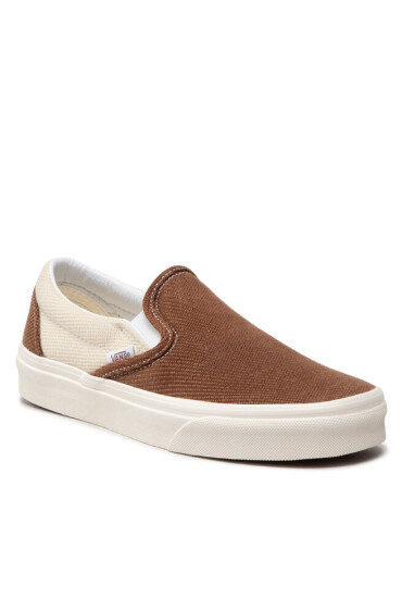 Vans Гуменки Classic Slip-O VN0A5JMHBUE1 Desert Twill Brown/Beige - Mera.bg