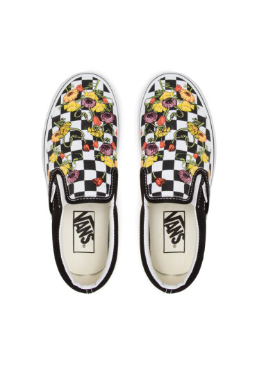 Vans Гуменки Classic Slip-O VN0A5KXIBML1 Poppy Checkerboard Black - Mera.bg