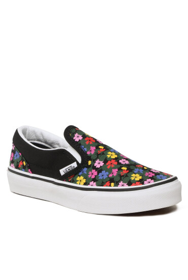 Vans Гуменки Classic Slip-O VN0A5KXMBZW1 Floral Black/White - Mera.bg