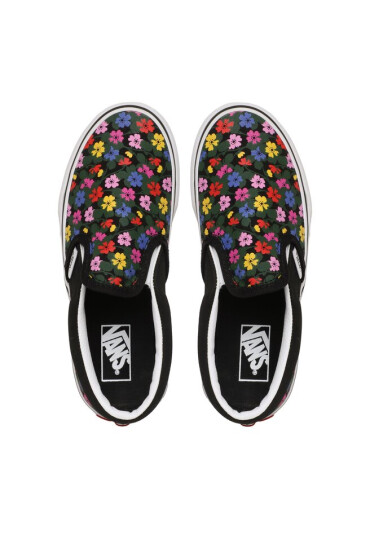 Vans Гуменки Classic Slip-O VN0A5KXMBZW1 Floral Black/White - Mera.bg