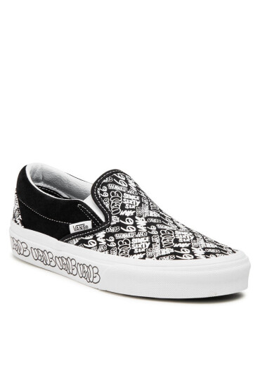 Vans Гуменки Classic Slip-On VN0A5AO8Y281 GraffitiBlack/White - Mera.bg