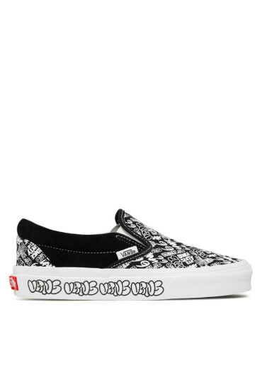 Vans Гуменки Classic Slip-On VN0A5AO8Y281 GraffitiBlack/White - Mera.bg