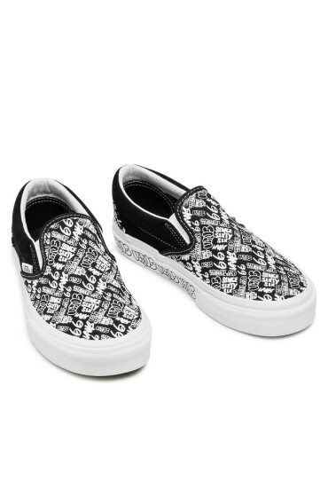 Vans Гуменки Classic Slip-On VN0A5AO8Y281 GraffitiBlack/White - Mera.bg