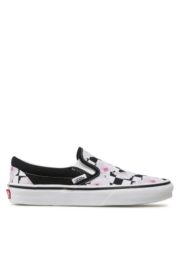 Vans Гуменки Classic Slip-On VN0A5JLXBM81 Hibiscus Check Black - Mera.bg
