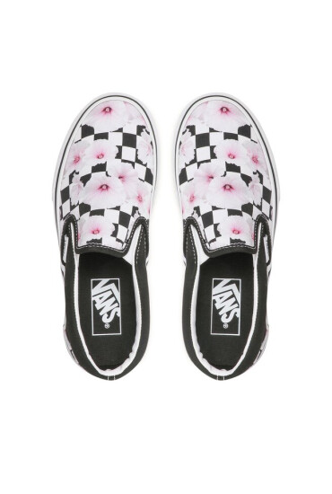 Vans Гуменки Classic Slip-On VN0A5JLXBM81 Hibiscus Check Black - Mera.bg