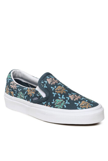Vans Гуменки Classic Slip-On VN0A7Q5DTEA1 Petit Motif Teal - Mera.bg