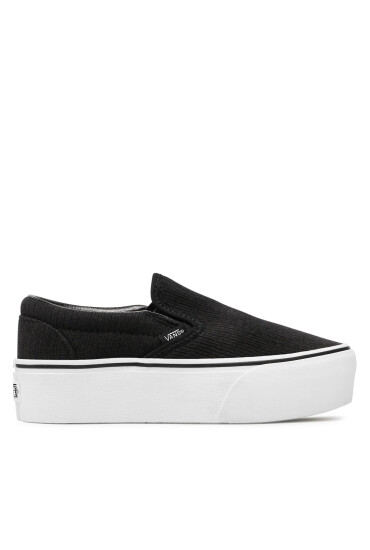 Vans Гуменки Classic Slip-On VN0A7Q5RB111 (Rib Knit) Blk/True White - Mera.bg