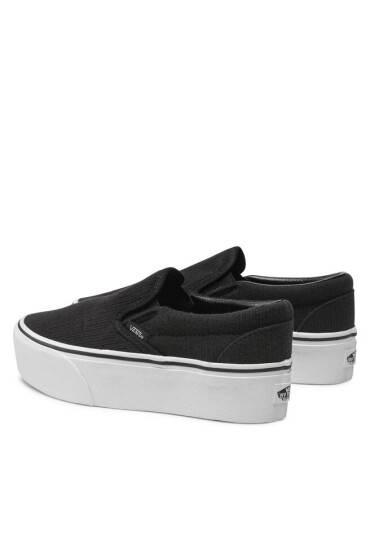 Vans Гуменки Classic Slip-On VN0A7Q5RB111 (Rib Knit) Blk/True White - Mera.bg