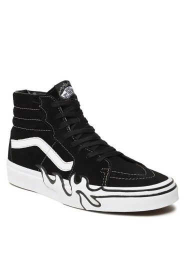 Vans Сникърси Sk8-Hi Flame VN0005UJBZW1 Suede Black/White - Mera.bg
