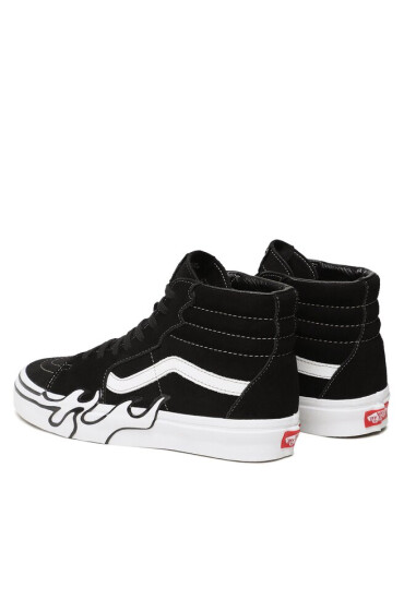Vans Сникърси Sk8-Hi Flame VN0005UJBZW1 Suede Black/White - Mera.bg