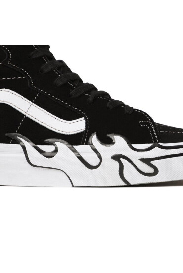 Vans Сникърси Sk8-Hi Flame VN0005UJBZW1 Suede Black/White - Mera.bg