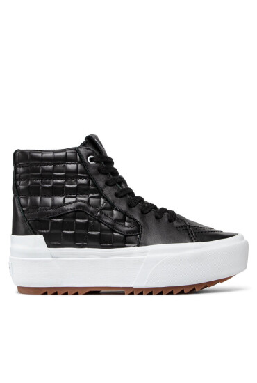 Vans Сникърси Sk8-Hi Stacked VN0A4BTWA5S1 (Emboss Check) Blk/Tr Wht - Mera.bg