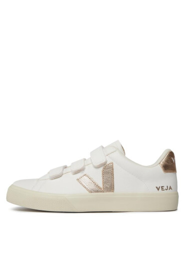 Veja Сникърси Recifee Logo Chromefree Leather RC0502762B Бял - Mera.bg