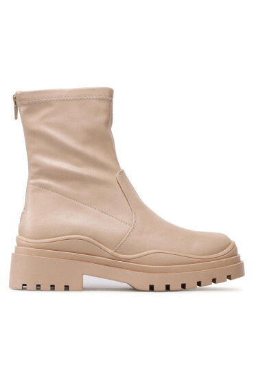 Vero Moda Боти Slim 10276066 Oatmeal - Mera.bg