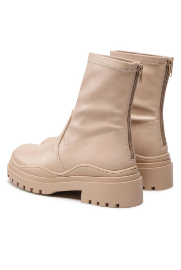 Vero Moda Боти Slim 10276066 Oatmeal - Mera.bg