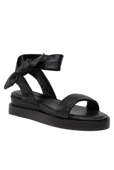 Vero Moda Сандали Vmlay Leather Sandal 10265513 Black - Mera.bg