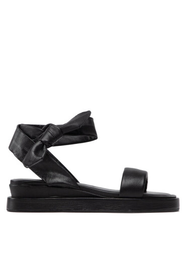 Vero Moda Сандали Vmlay Leather Sandal 10265513 Black - Mera.bg