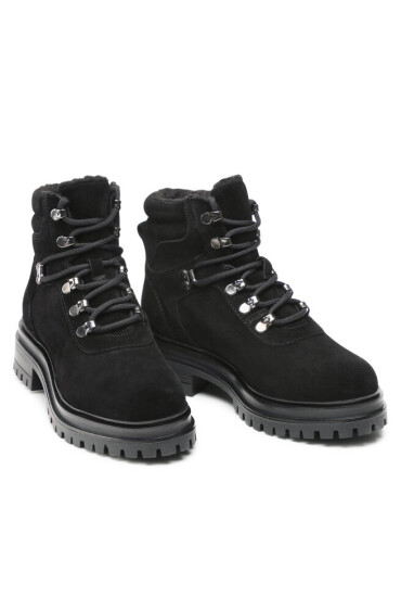 Vero Moda Туристически oбувки Lenny Leather 10255455 Черен - Mera.bg