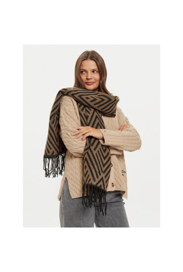 Vero Moda Зимен шал 10271002 Кафяв - Mera.bg