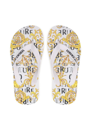 Versace Jeans Couture Джапанки 74VA3SQ7 ZS627 Бял - Mera.bg