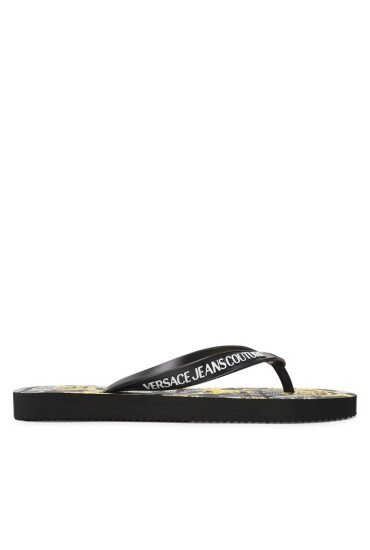 Versace Jeans Couture Джапанки 74VA3SQ7 Черен - Mera.bg