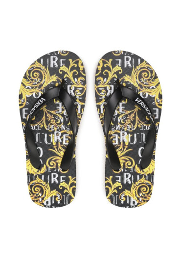 Versace Jeans Couture Джапанки 74VA3SQ7 Черен - Mera.bg
