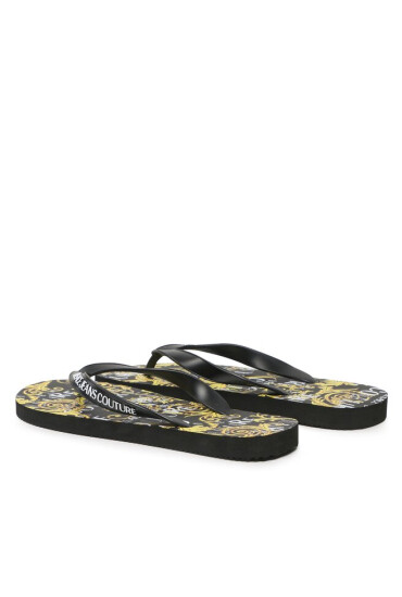 Versace Jeans Couture Джапанки 74YA3SQ7 Черен - Mera.bg