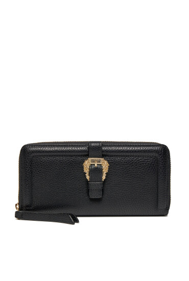 Versace Jeans Couture Голям дамски портфейл 75VA5PF1 Черен - Mera.bg
