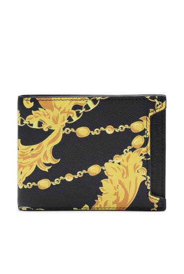 Versace Jeans Couture Малък дамски портфейл 75YA5PB1 Черен - Mera.bg