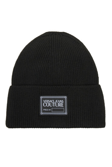 Versace Jeans Couture Шапка Big Beanie 79YAZK50 Черен - Mera.bg