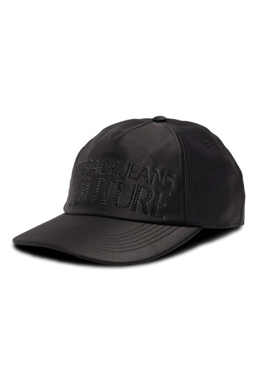 Versace Jeans Couture Шапка с козирка Drill Logo Strass 73VAZK13 Черен - Mera.bg