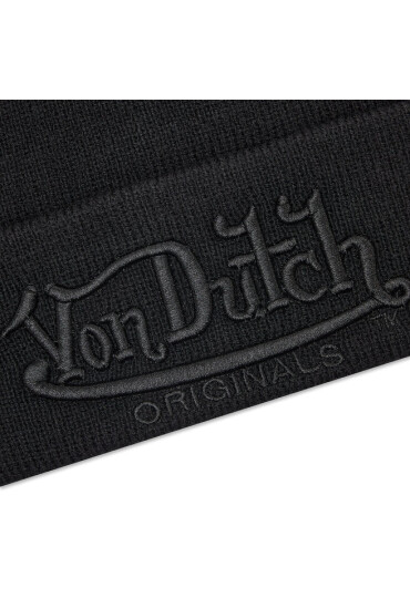 Von Dutch Шапка Beanie Flint 7050113 Черен - Mera.bg