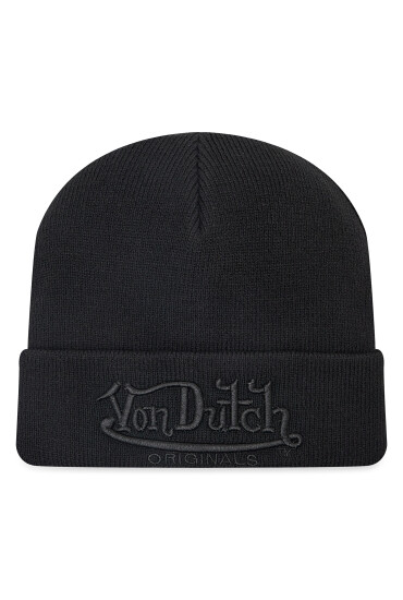 Von Dutch Шапка Beanie Flint 7050113 Черен - Mera.bg