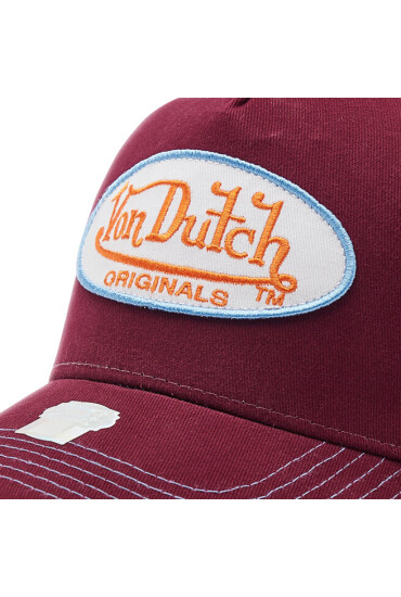 Von Dutch Шапка с козирка Boston 7030129 Бордо - Mera.bg