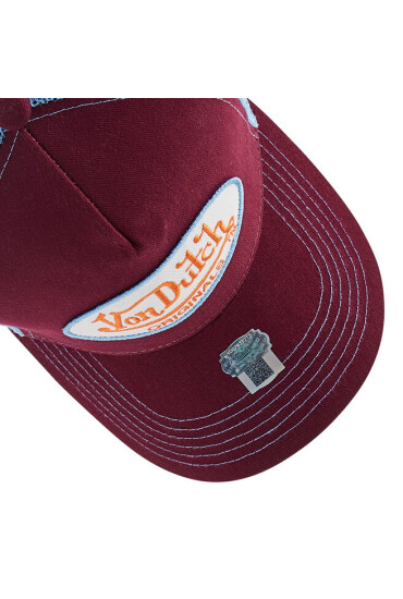Von Dutch Шапка с козирка Boston 7030129 Бордо - Mera.bg