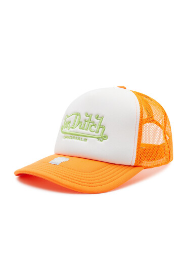 Von Dutch Шапка с козирка Trucker Atlanta 7030140 Оранжев - Mera.bg