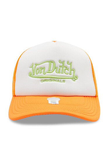 Von Dutch Шапка с козирка Trucker Atlanta 7030140 Оранжев - Mera.bg