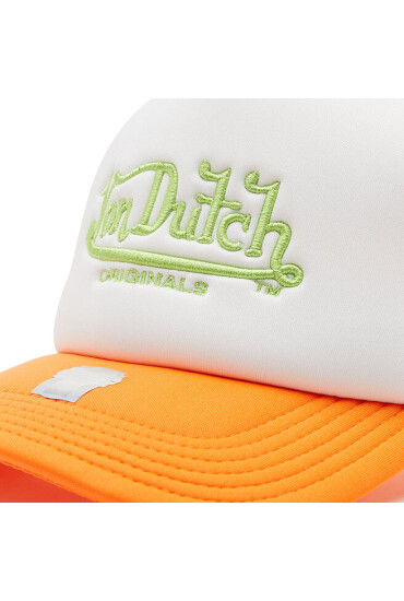Von Dutch Шапка с козирка Trucker Atlanta 7030140 Оранжев - Mera.bg