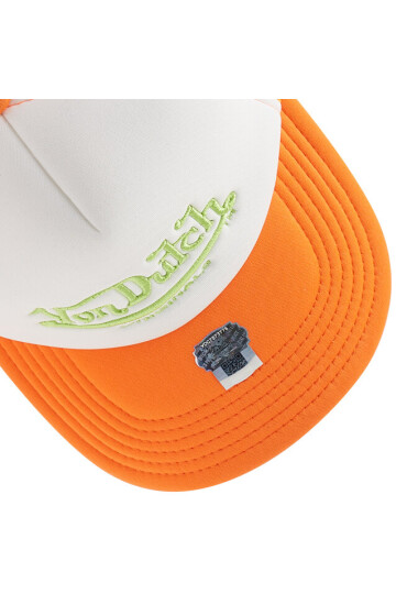 Von Dutch Шапка с козирка Trucker Atlanta 7030140 Оранжев - Mera.bg