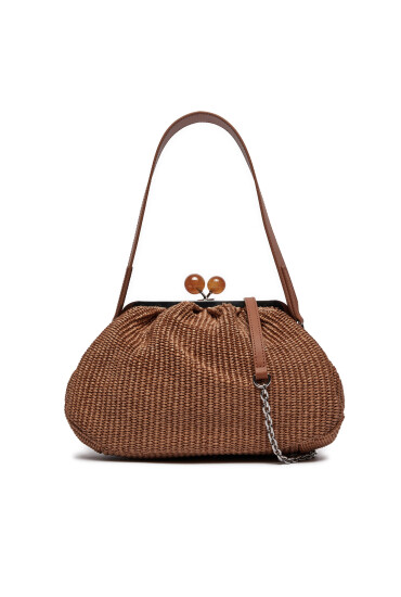 Weekend Max Mara Дамска чанта Fortuna 2415511055 Кафяв - Mera.bg