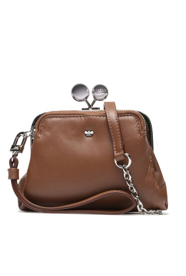 Weekend Max Mara Дамска чанта Geremia 2357260232600 Tobacco - Mera.bg