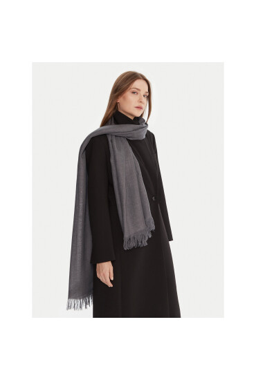 Weekend Max Mara Шал Ken 2525546044 Сив - Mera.bg
